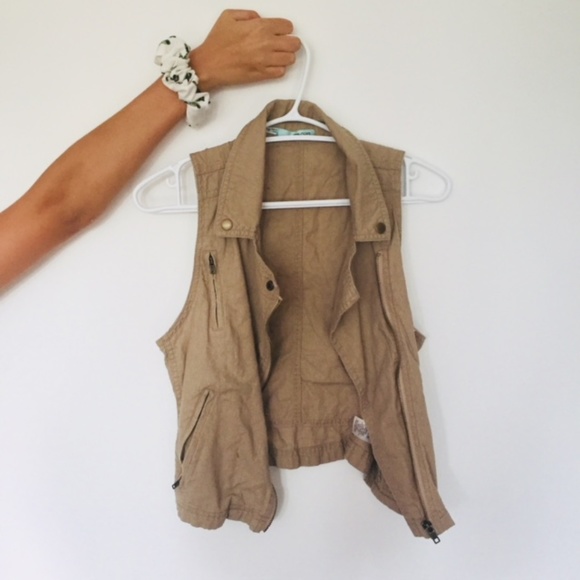 Maurices Jackets & Blazers - Tan/Beige Vest | Maunces